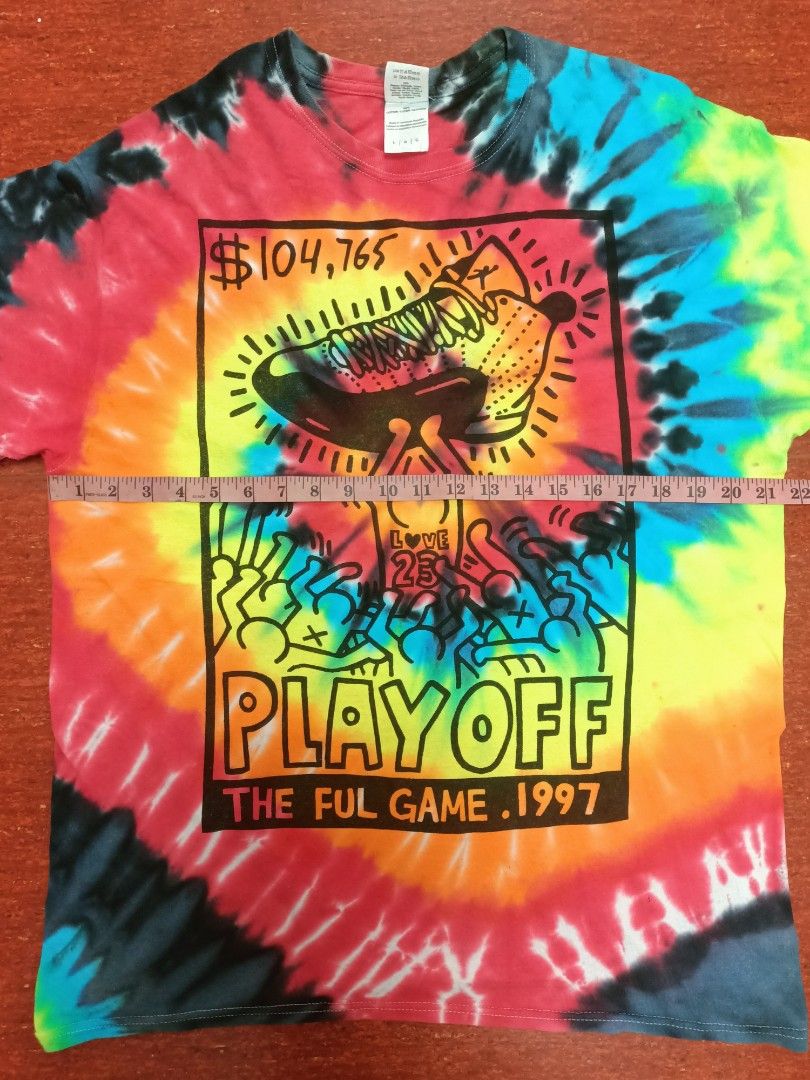 tie dye keith haring shirt