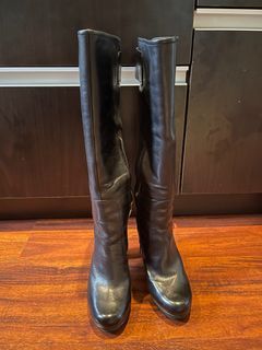 Kenneth cole black knee high boots