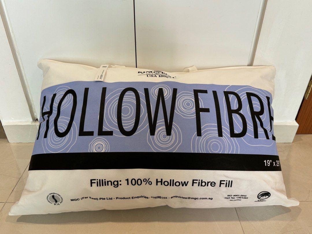 King koil hollow fibre pillow shop
