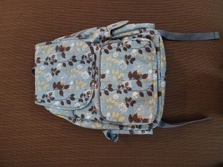 Kipling blue floral backpack for sale