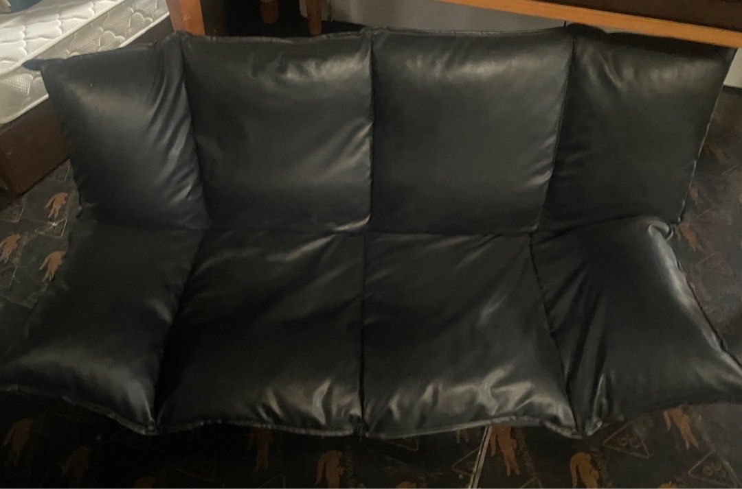 Leather Floor Sofa (Category: Sofas) located in Santa Rosa. Submitted by tylernotthecreator (Listing ID 1304189681, Image 1). Description: Please for Dimensions and Issues RFS: Already bought a new one!.