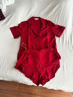 Love Bonito Red Sleepwear Pajama Set