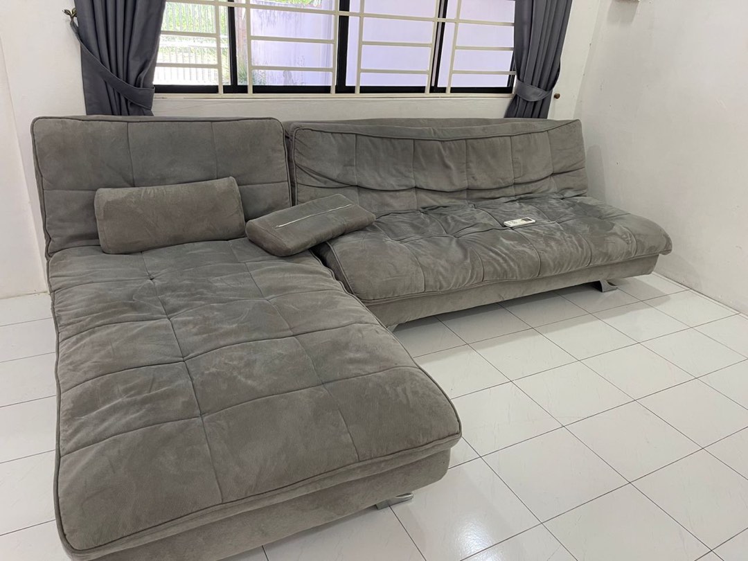 LShape Sofa at taman hui sing kuching, Furniture & Home Living, Furniture, Sofas on Carousell