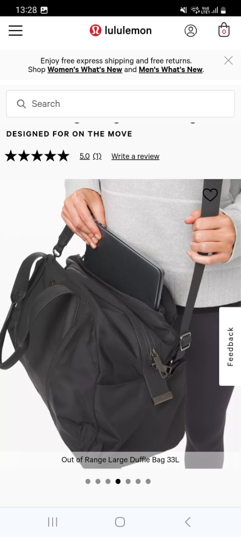 Out of range duffel clearance
