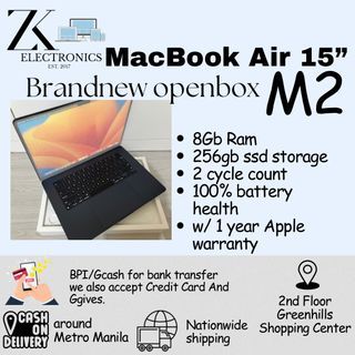 MacBook Air M2 15” BRANDNEW