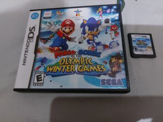 Mario & Sonic  Olympic Winter games Ds Game complete set