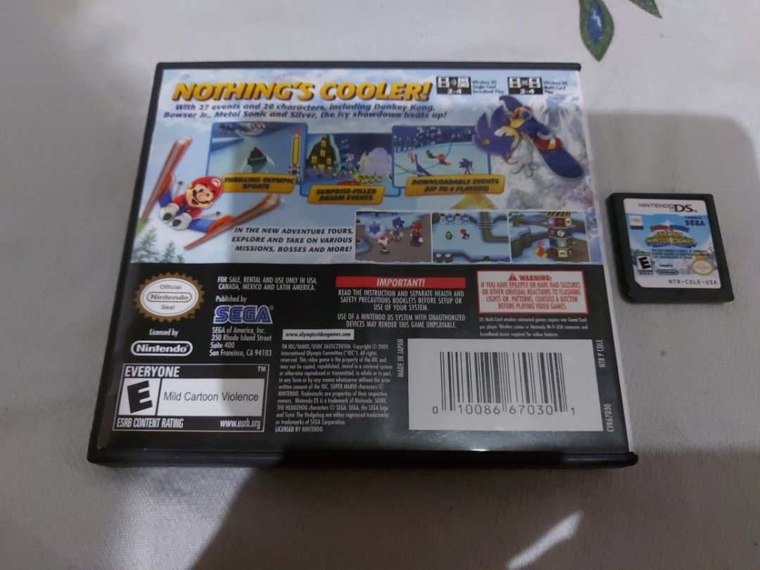 Mario and Sonic Olympic Winter Games DS Rom Experience