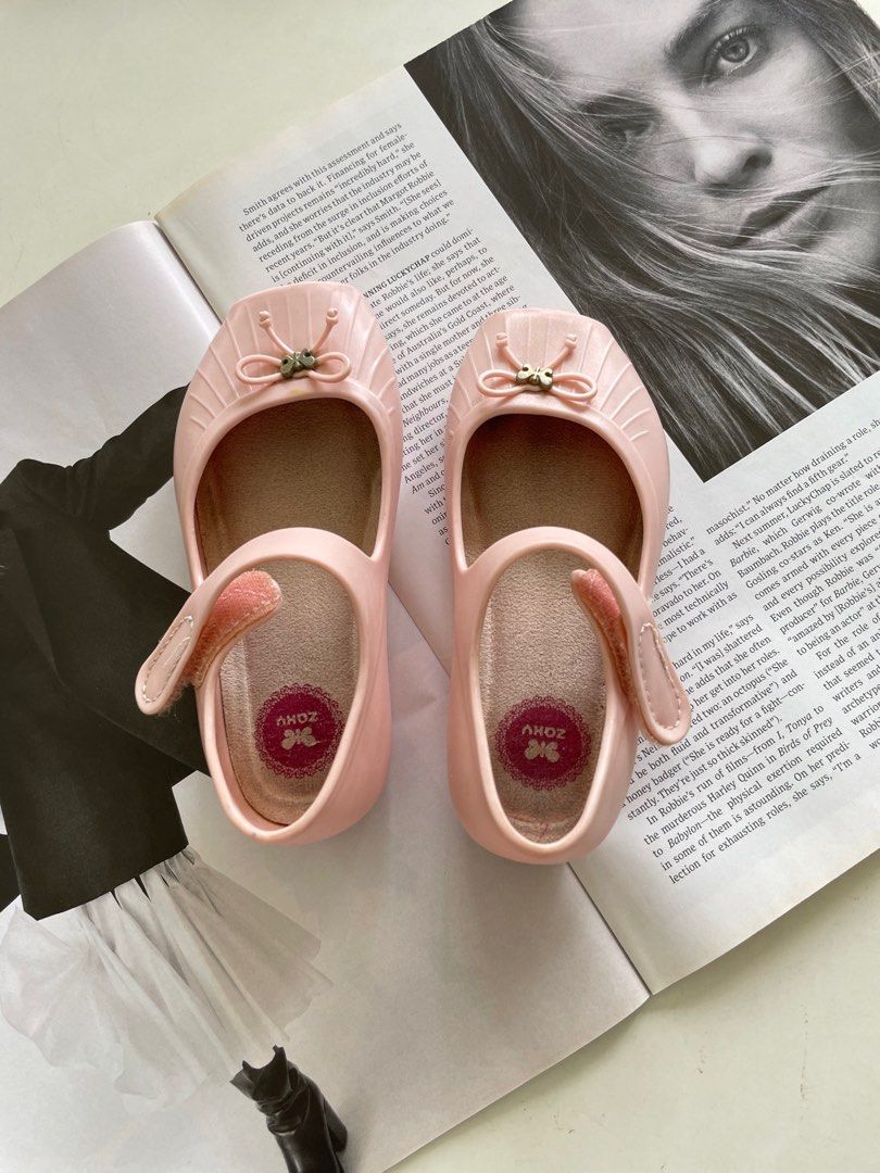 EU 21 Mini Melissa Zaxy ballerina shoes Babies Kids Babies Kids Fashion on Carousell