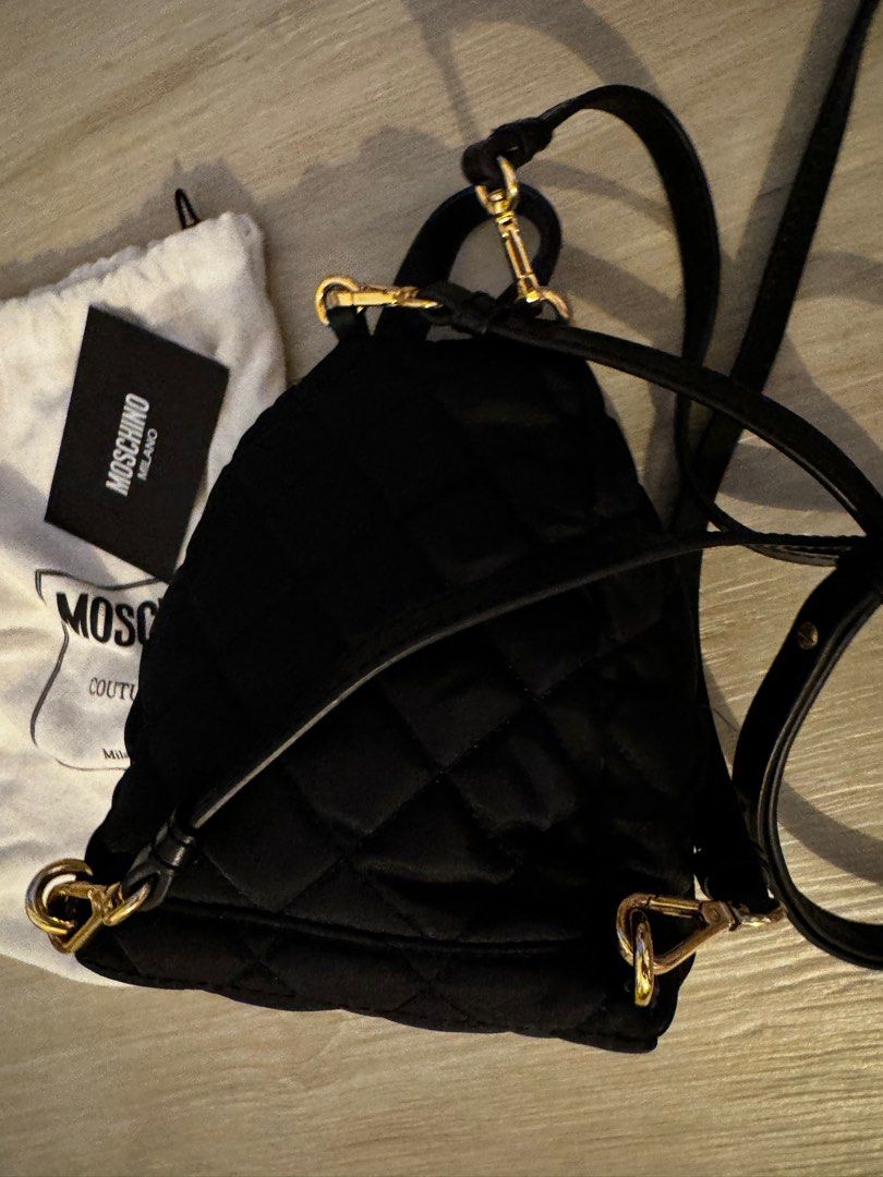 Moschino mini backpack Carousell