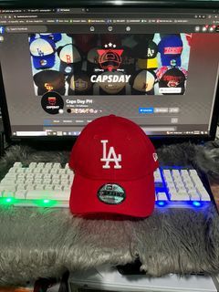 New Era Los Angeles Dodgers MLB Scarlet 9forty Cap
