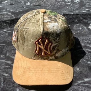 New York Yankees 'Real Tree Tan Suede' 9FORTY A-Frame Snapback