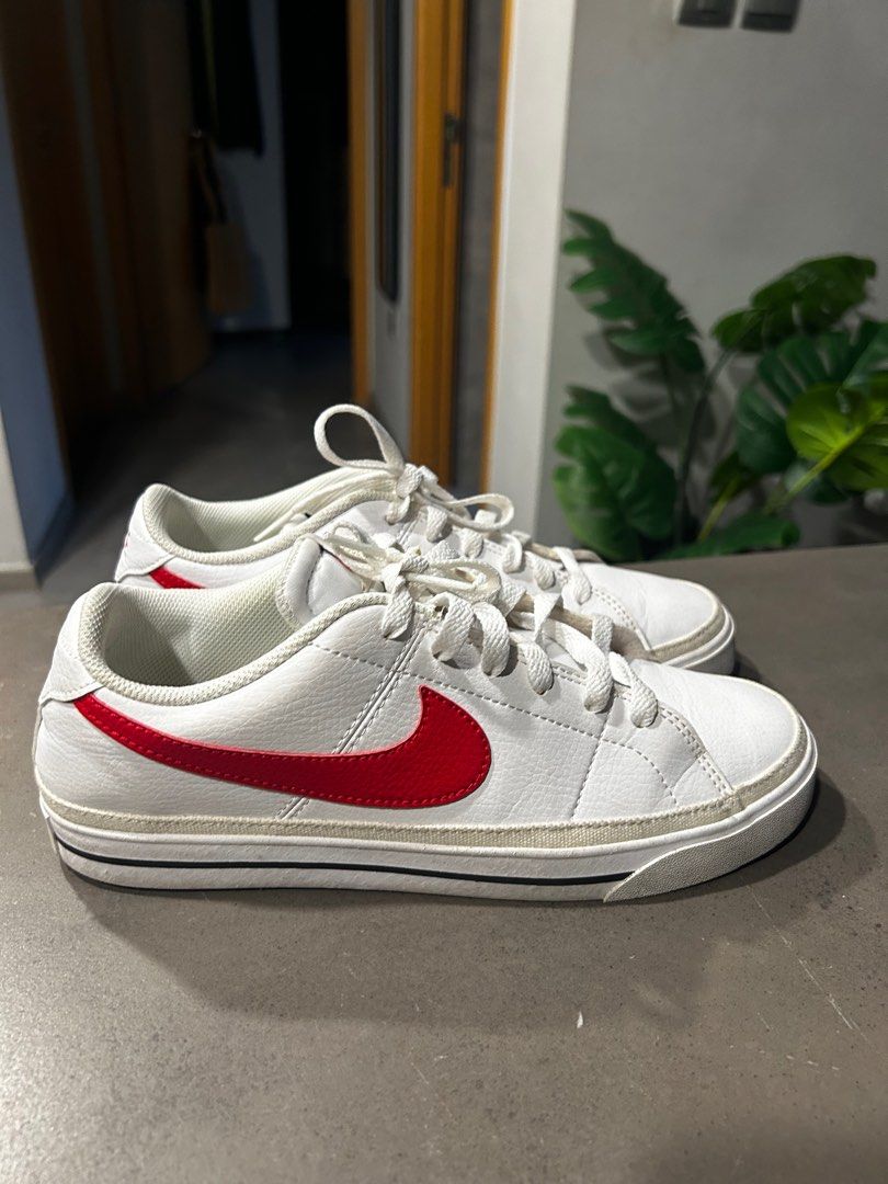 Nike court shoes white US 8 UK7 Women s Fashion Footwear Sneakers on Carousell