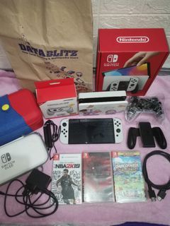 Nintendo OLED Complete Set with Games and Accessories