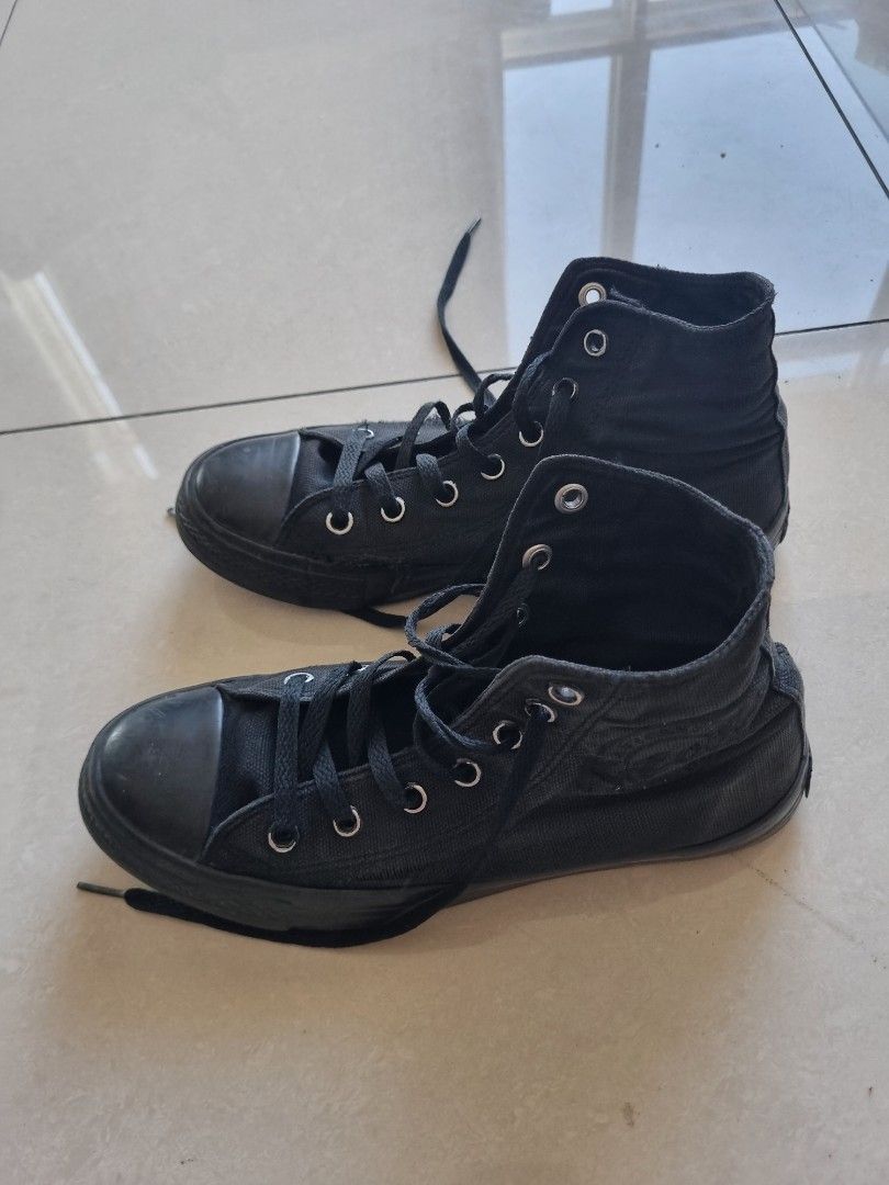 Black converse look alikes best sale