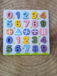 Number/Math Peg Board