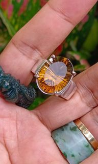 ON HAND: Natural CITRINE customized ring
