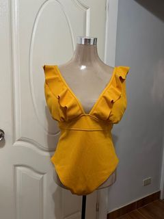 One piece with ruffles