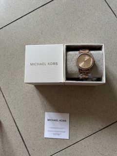 (Original & New) Michael Kors 48mm Corey Rosegold watch