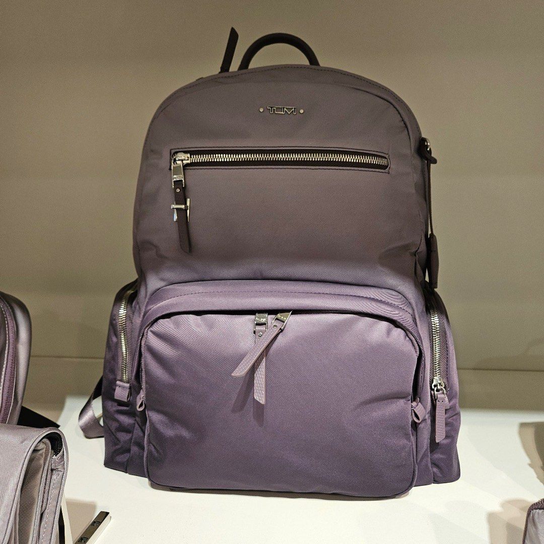 lavendar tumi backpack Voyageur Celina 146566 shaped pockets Celina Backpack - Lavender