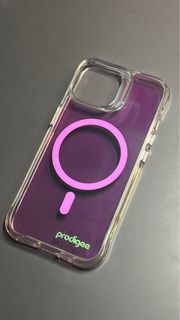 Prodigee Glow MagSafe Case — iPhone 15 (fits 14 and 13) + free Iridescent Popsocket