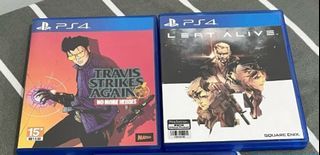 PS4/PS5 games - No More Heroes: Travis Strikes Again, Left Alive (1,000 for both games)