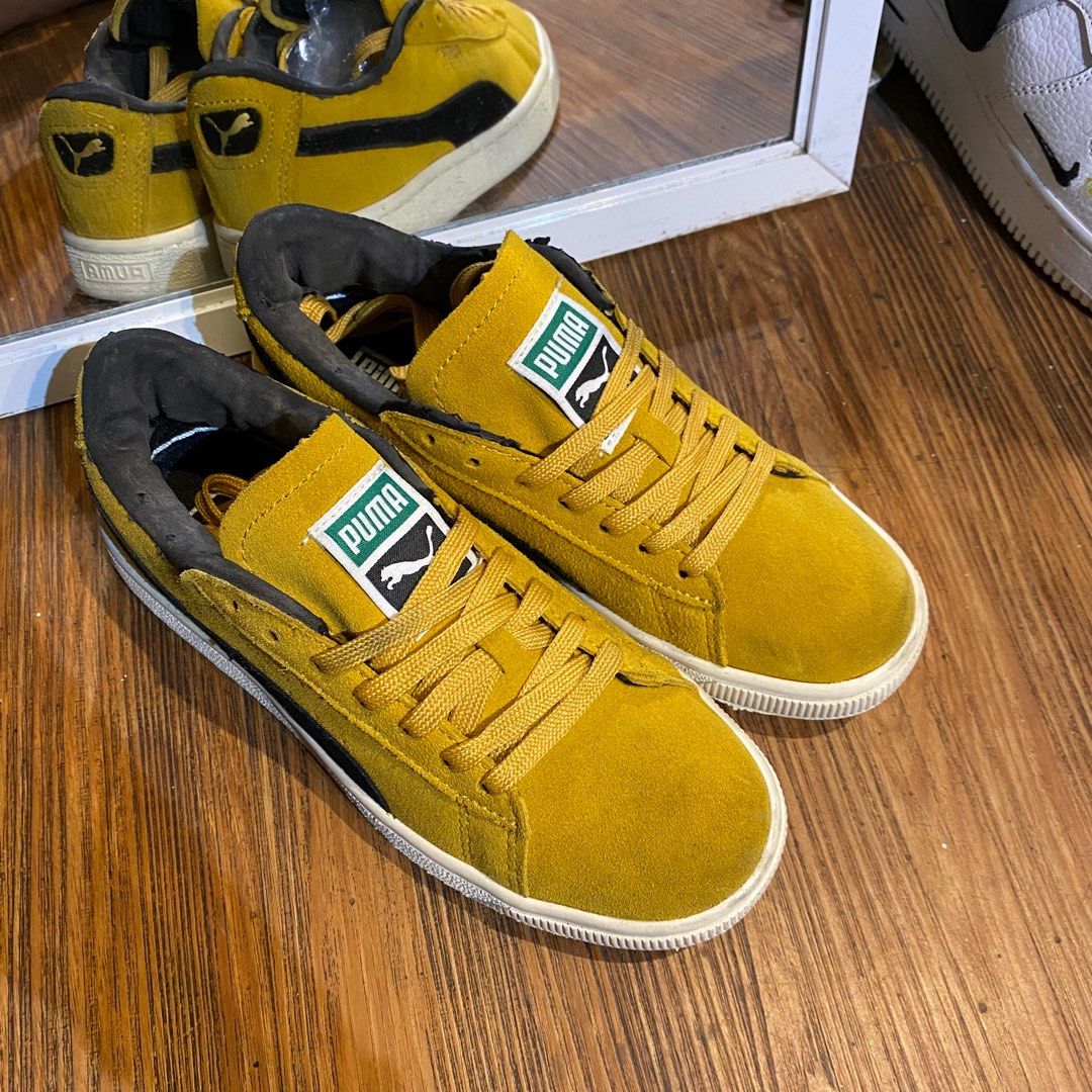 Puma Suede Classic yellow black original wmns casual murah meriah