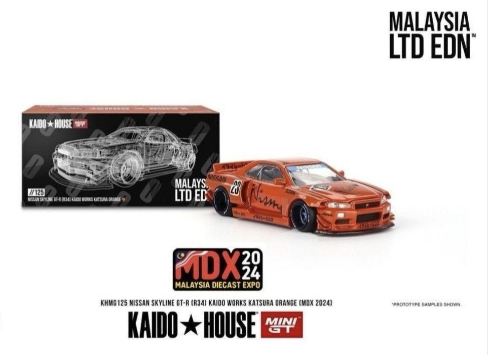 ❤️ (RARE) Mini GT Kaido House #125 Malaysia Diecast Expo MDX