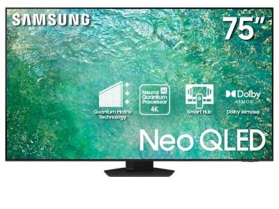 SAMSUNG 75 NEO QLED QN85C UHD 4K SMART TV WITH HDR (2 YEARS WARRANTY ...