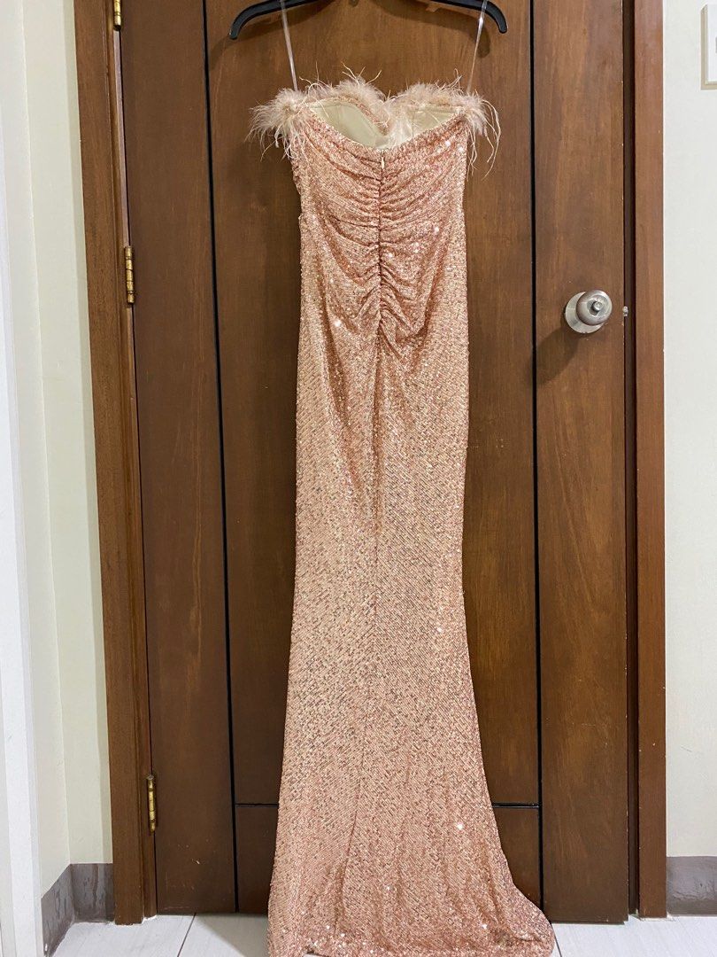 slim fit dress slacks Chic Rose Gold Cute Short Formal Dresses For Juniors