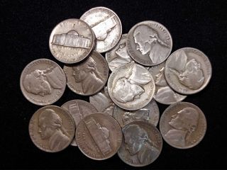 Silver Wartime Nickels 1942-1945