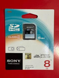 Sony 8GB SD Card630071330657311114