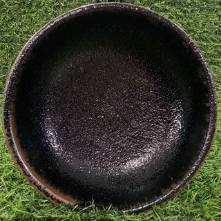 Stoneware Black Thick Heavy Salad Dessert Plate Soup Bowl 7” x 1.5” inches, 5pcs available - P150.00 each