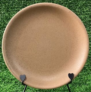 S5 Stoneware Brown Thick Heavy Dinner Plate 9.5” x 1.5” inches, 2pcs available - P199.00 each