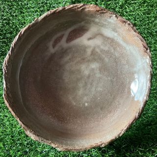 S4 Stoneware Handmade Thick Heavy Brown Bowl 9.25” x 2” inches - P250.00