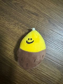 Authentic Plushes keychain cute bean timezone food pui pui molcar bear ...