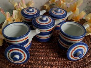 Take all ceramic tea pot canister