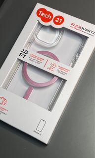 Tech21 FlexQuartz MagSafe Case in Pink — iPhone 15 (fits 14 and 13)