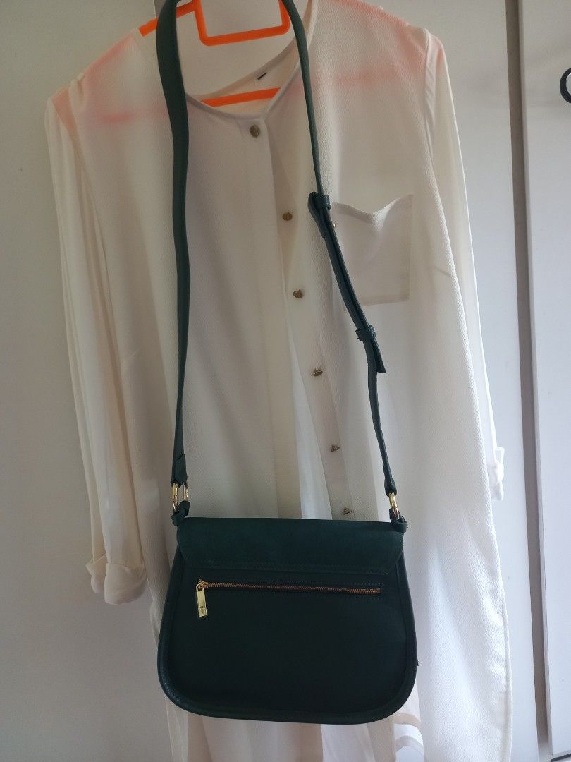 Ted Baker Harrlee Suede Leather Crossbody bag