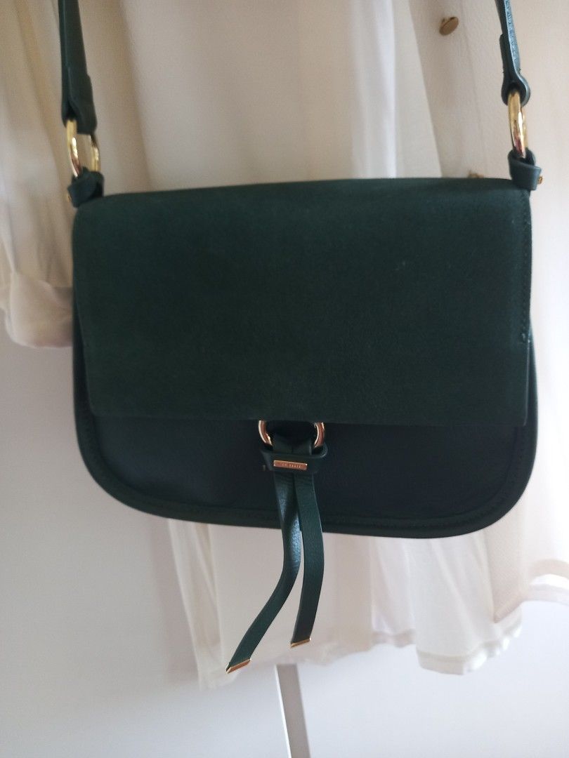 Ted Baker Harrlee Suede Leather Crossbody bag