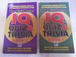 The Mindmastwr IQ Quiz and Trivia Book 1 and 2