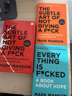 THE SUBTLE ART OF NOT GIVING A F*CK (2 BOOKS)