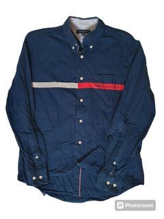 Tommy Hilfiger Button Down Long sleeve - Large - Blue
