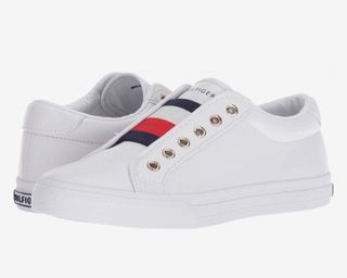 Tommy Hilfiger Women’s Laven White Slip On Sneakers Shoes. Size 8 US