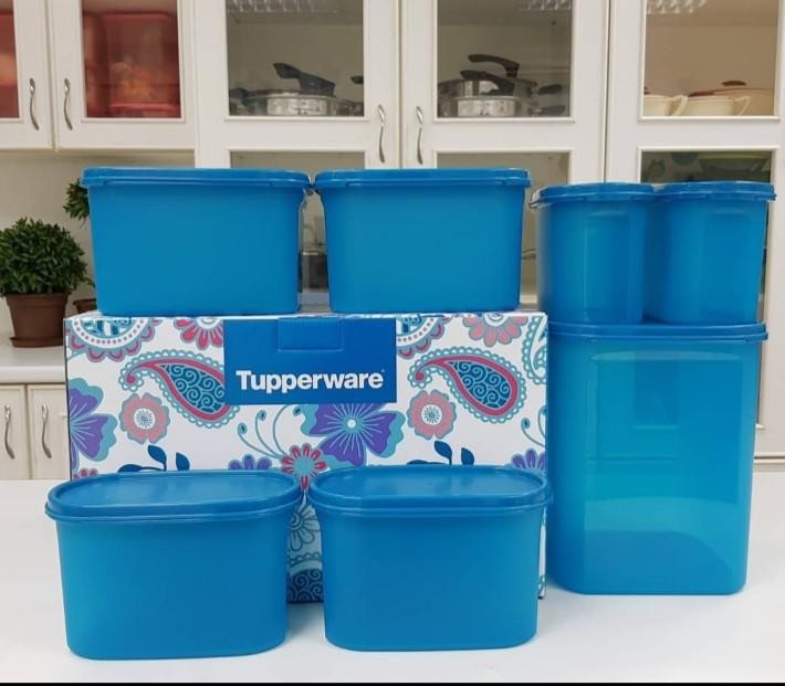 TUPPERWARE MODULAR MATES ESSENTIAL SET. 7pcs, Furniture & Home Living ...