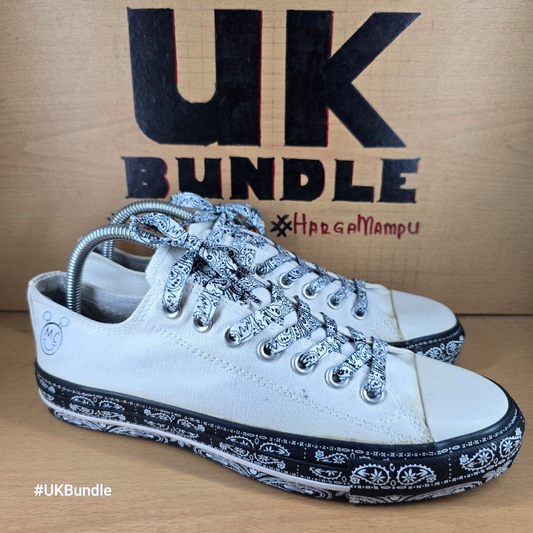UKBundle 7.5UK 26cm CONVERSE CT All Star x Miley Cyrus Low White