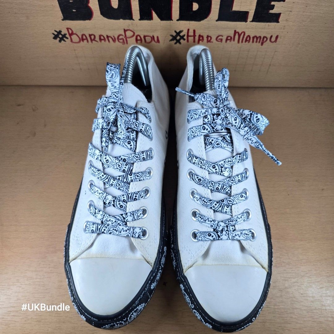 UKBundle 7.5UK 26cm CONVERSE CT All Star x Miley Cyrus Low White