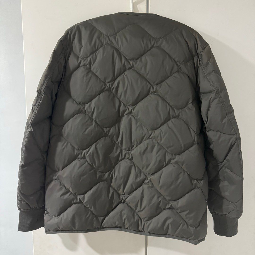 Uniqlo Green Puffer Military Jacketi