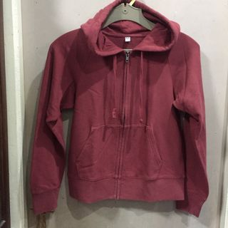 Uniqlo jacket w/ hoodie