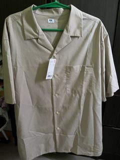 Uniqlo Open Collar Short Sleeve Shirt