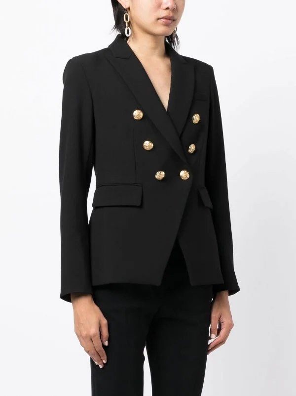 Veronica beard mc kenzie blazer size 6 black double breast